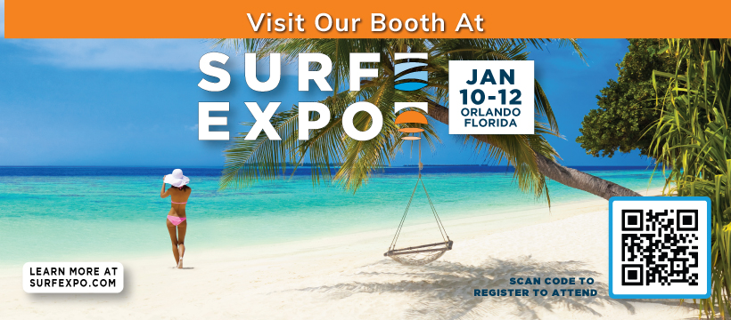 Visit us at Surf Expo January 4-6, 2023